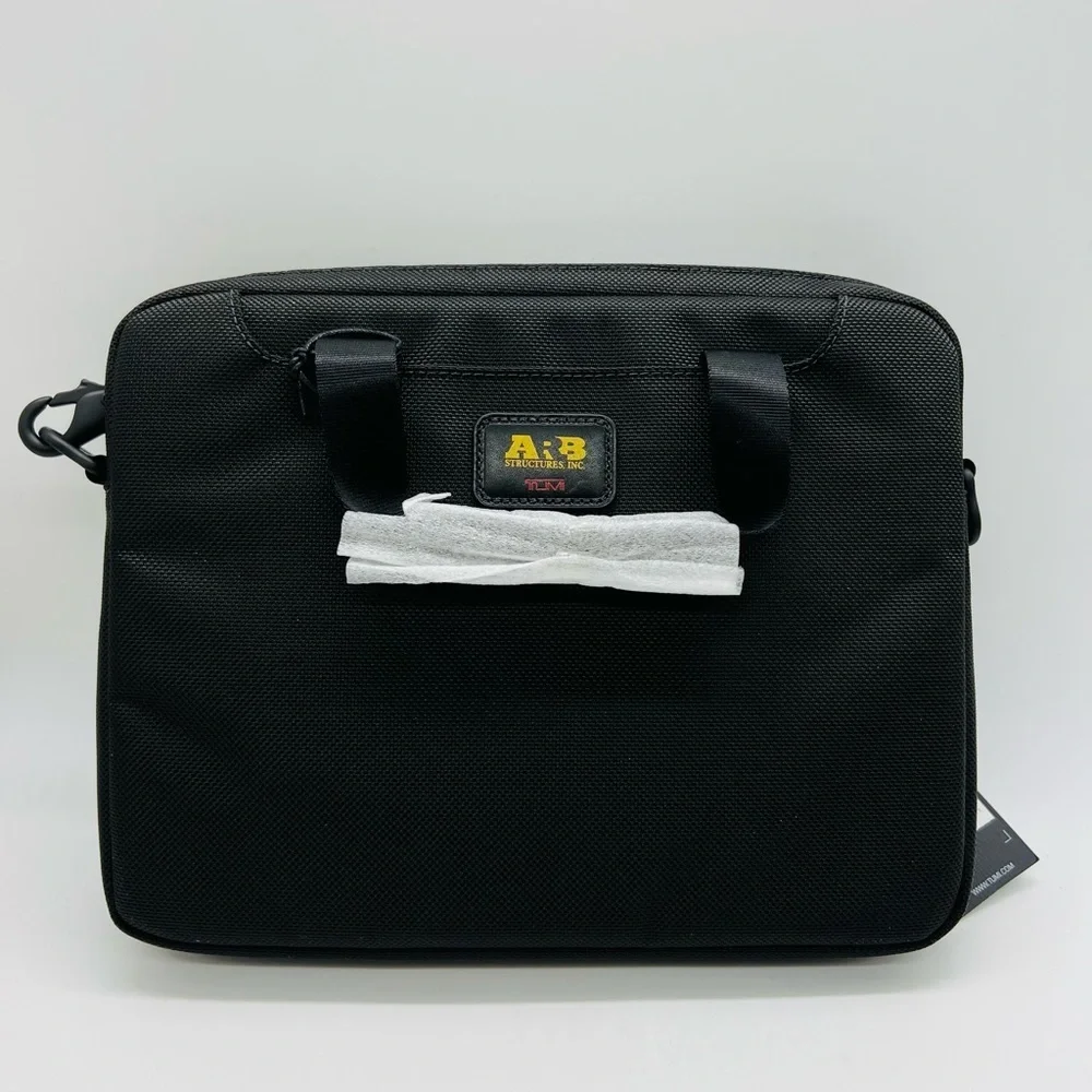 Tumi Netbook Carry Cover Laptop Bag T-PASS Black Ballistic Nylon NWT
